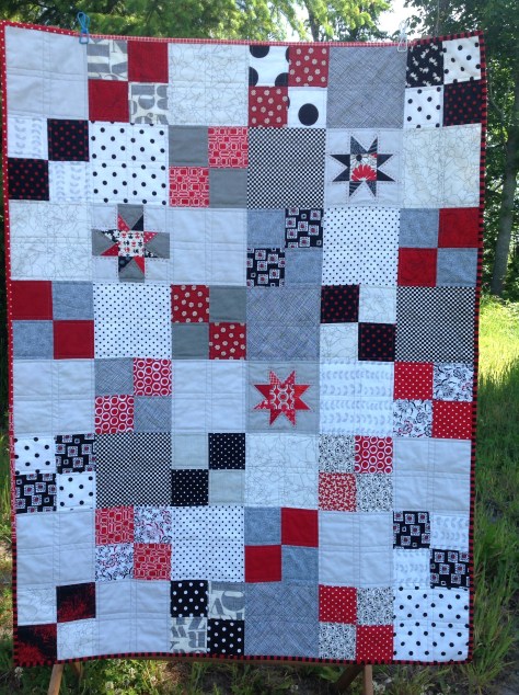 wonky stars + 4 patches