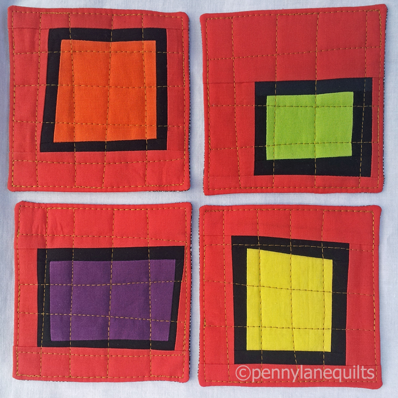 improv red coaster set