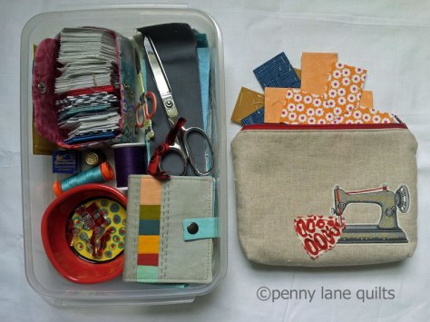 English paper piecing kit of Marla Varner, penny lane quilts