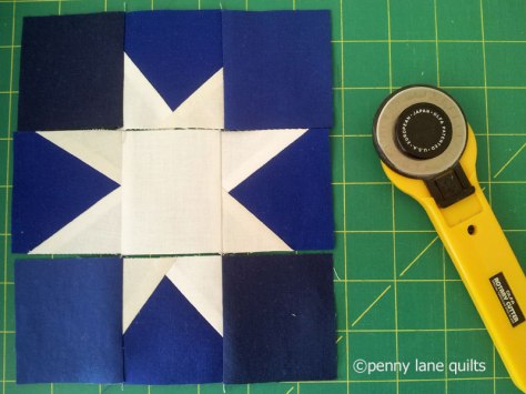 piecing a wonky star, penny lane quilts