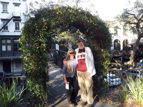 Bonnie and Hans in Savannah