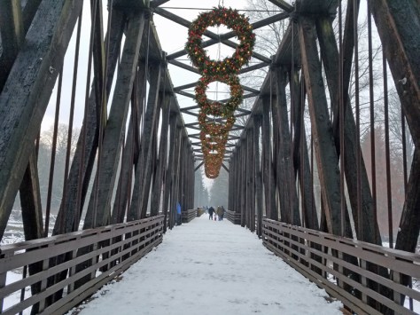 Christmas Day at Railroad Park, Sequim, Washington