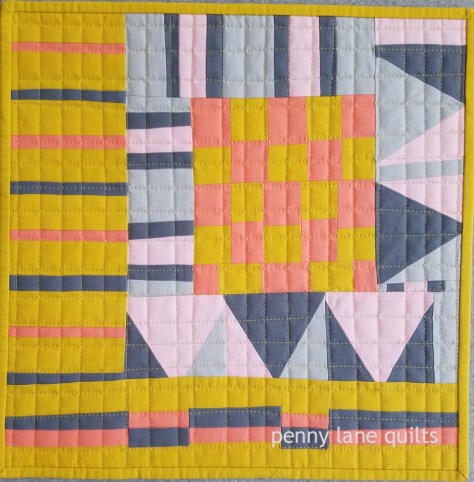 Summer Cabin, mini quilt, Marla Varner