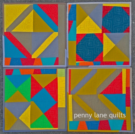 free-form placemats Marla Varner penny lane quilts