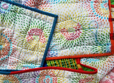binding on baby junction, Marla Varner, penny lane quilts